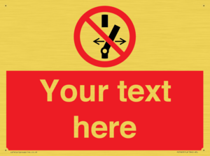 Custom prohibition Do not alter the state of the switch